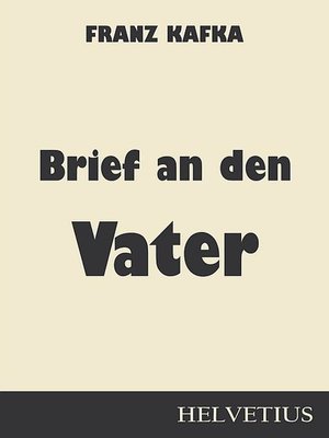 cover image of Brief an den Vater